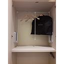 SHOE RACK WITH RAILING