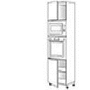 TALL UNIT ШАРАХ ШҮҮГЭЭ+ПЕЧЬ 60*57*228 /48+72/