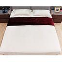 Bedding (180*200) 7хос 2 дэр цагаан даавуун улаан хамбан