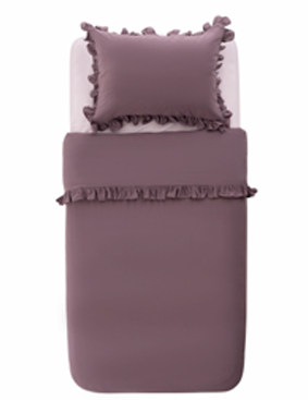 Bedding (120*200) 3хос үзмэн ягаан даавуун New joy