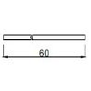 [2XTB21 Z3XT21245793027 Z3XT21267231066 Z3XT21308456008 WORKTOP EDGE 1 SIDE NOCE] AMALFI-ISCHIA BEIGE 2*60*418>>2*12*180