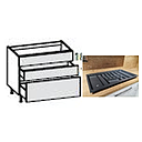 [2XMBA316 3XMBA0D31600051 8ELAC20153 BASE UNIT FOR HOB WITH RACK CREMA LUCIDO] AMALFI ISCHIA BLUE 90*56.3.1*72