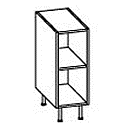 [2XCB001 3XCB00000700018 3XCB00000700025 ZFMS21380878024 3XCB00000700042 OPEN BASE UNIT ROVERE] ELBA BEIGE 30*58*72