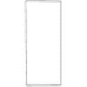 [37I0LB1025 BIANCO LUCIDO] ХААЛГА 30*72 цасан цагаан