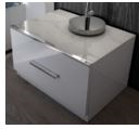 [2099901527349 GLOSSY WHITE] NIGHT STAND