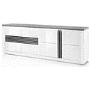 [2099901421883 VERTIGO SIDEBOARD 4D GREY] SIDEBOARD 4D GREY
