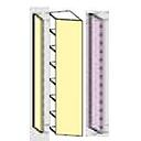 [2QG3BT057-BEIGE LACQUER] COMPONGO LEFT END UNIT 39.9*55*245 /ХОЛБОГЧТОЙ+НАРИЙН ХАЖУУ БЭЙЖ ЛАК/