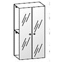 [2QG3BT047 NEUTRO] COMPONGO MIRROR DOOR WARDROBE 2D L90 ТУНГАЛАГ