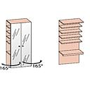 [2QG3BT146-49 MIRROR DOOR HOME OFFICE L90] COMPONGO WARDROBE БУУРАЛТТАЙ