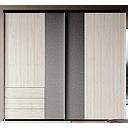 [RQM011-42 SLIDING DOOR WARDROBE 2D] COMPONGO WARDROBE