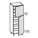 [2XMCD003 3XMCD0C00300142 TALL UNIT R BEIGE OPACO] ELBA-BEIGE 45*56.3*228