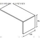[2XTB46 Z3XT21245801020 Z3XT21245801021 Z3XT21258885053 WORKTOP SIDE] ISCHIA CEMENTO 4*80>>4*80*36