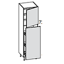 [2XGCB031 3PACC00027x3 3XGCB0C03100029 3XGCB0C03100030 GROOVE TALL UNIT R BIANCO] PANAREA WHITE 30*56.3*204