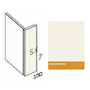 [2XFP0006 3XFP00000600062 FOR AMALFI-ISCHIA BEIGE KITCHEN] WALL UNIT INFILL CREMA LUCIDO NEW 15*60  LH SIDE