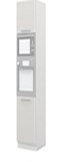 [K23-60-RM/3 OVEN AND MICROVAWE TALL UNIT WHITE HG] MODERN KITCHEN 60*235*60