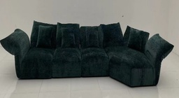 [F9710 RIGHT GREEN] CORNER SOFA RIGHT