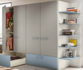 [2QG3BT022 - 18] WARDROBE WITH ONE DRAWER