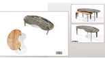 [C17745-A] COFFEE TABLE SET