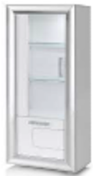 [2099901528124] NEVADA VITRINE 1D WITH LED