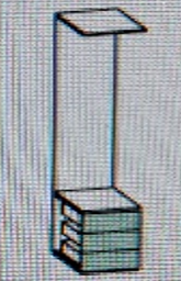 [2QG3CA005] OPEN UNIT L45 WITH 3 DRAWERS