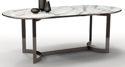 [APLTVLKUR92LD50] KURSAAL DINING TABLE
