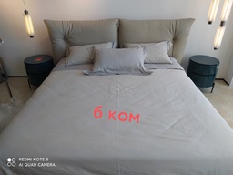 [BAM-25A-6 SET] Bedding (180*200) 7хос 2 дэр хөнжил саарал даавуун