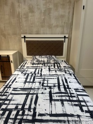 [LINEN SET - LUNA] Bedding (120*200) 6хос 2 дэр хөнжил цагаан даавуун зураас KIRPI