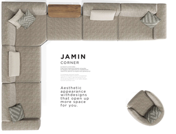 [JAMIN CORNER SOFA] CORNER SOFA