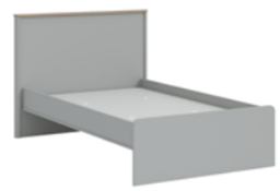 [BONO GREY BED 120*200] BED 120*200