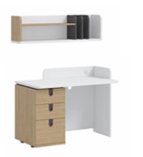 [SOLID WORKING DESK WITH SHELF] WORKING DESK WITH SHELF