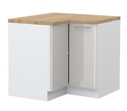 [R-UG-2K/3 CORNER BASE UNT] MODERN BEIGE KITCHEN 94*87*94