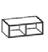 WALL UNIT OPEN СААРАЛ 60*34*36
