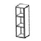 WALL UNIT OPEN СААРАЛ 30*34*96