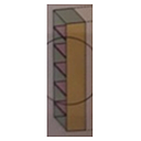 COMPONGO BOOKCASE END UNIT