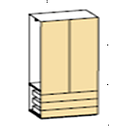 COMPONGO WARDROBE 2D WITH DRAWER