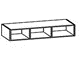 WALL UNIT OPEN УЛААН ХҮРЭН 90*34*36