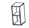 WALL UNIT OPEN БОР ХҮРЭН 30*34*72