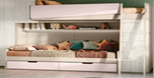 MULTIFUNCTIONAL BUNK BED WITH WARDROBE AND STORAGE