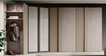 WARDROBE 6 DOORS WITH GAMMA HANDLE
