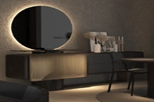 CONSOLE WITH MIRROR