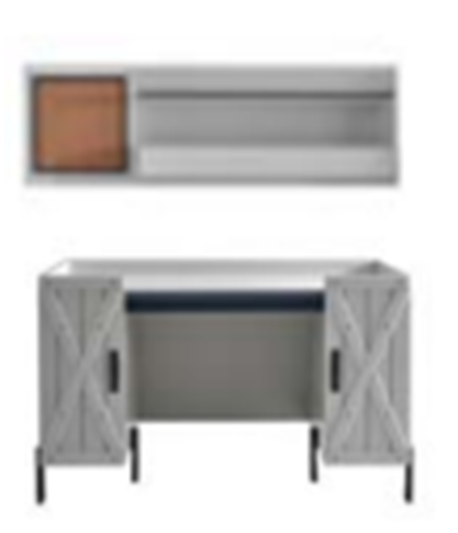 WORKING DESK WIH SHELF