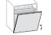 LINOSA DARK DOOR FOR DISH WASHER 60*72