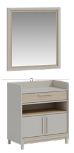 DRESSER WITH MIRROR
