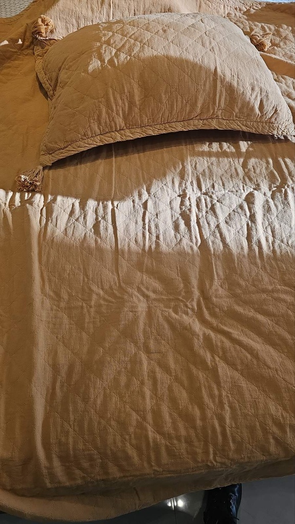 Bedding (120*200) 2хос  бүтээлэг шар даавуун New joy