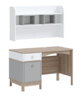 WORKING DESK WITH SHELF