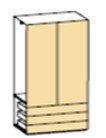 COMPONGO L90 WITH 3 DRAWER