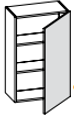 ISCHIA CEMENTO WALL UNIT DX 45*32*72