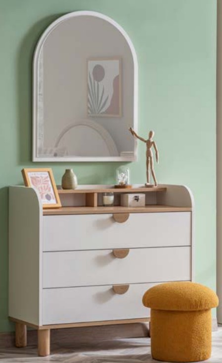 DRESSER WITH MIRROR