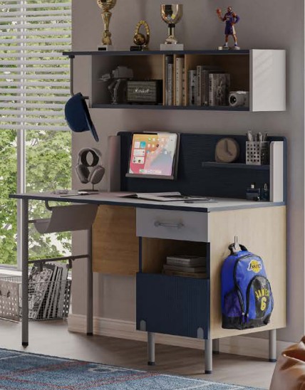 WORKING DESK WITH SHELF