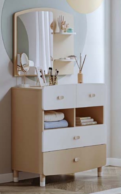 DRESSER WITH MIRROR